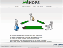 Tablet Screenshot of dooshops.com